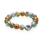Murano Glass Bracelet with Copper Pastel