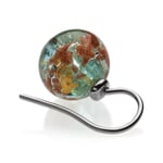 Murano Glass Earrings with Copper