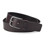 Schröder Cowhide Belt Dark Brown