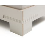 Bed Gurtbett White 140 × 200 cm Ratched Belts White