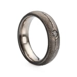 Sand Casted Rock Crystal Ring