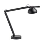 Tafellamp PC twee-armig met voet RAL 9004 Signaalzwart