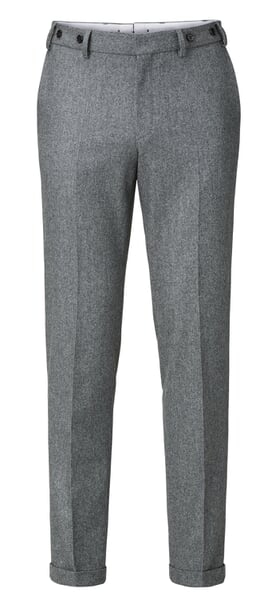 Herren-Flanellhose Graumelange