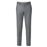 Herren-Flanellhose Graumelange