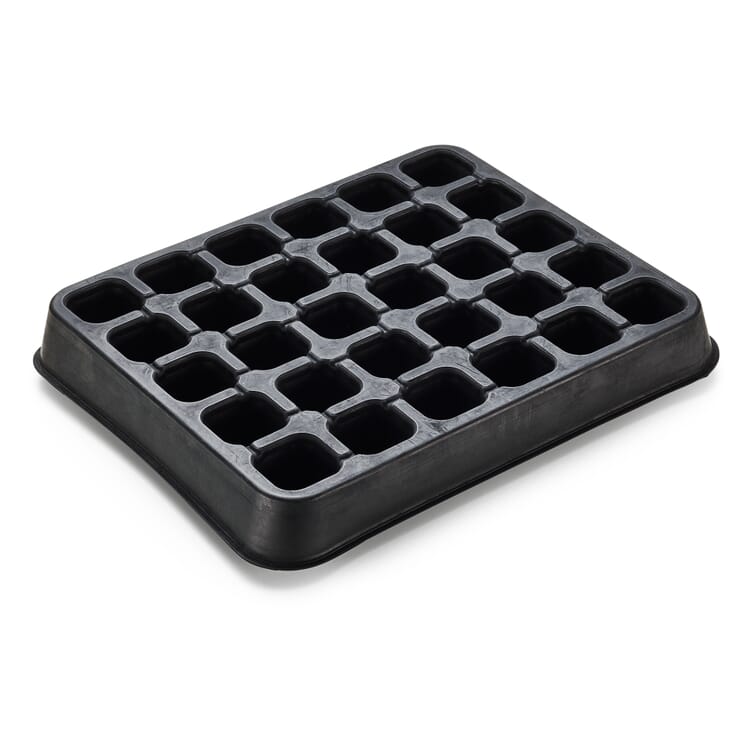 Voksende plade af naturgummi
