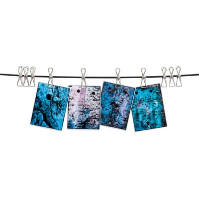 Tensioning line with spring clips Multi, Black