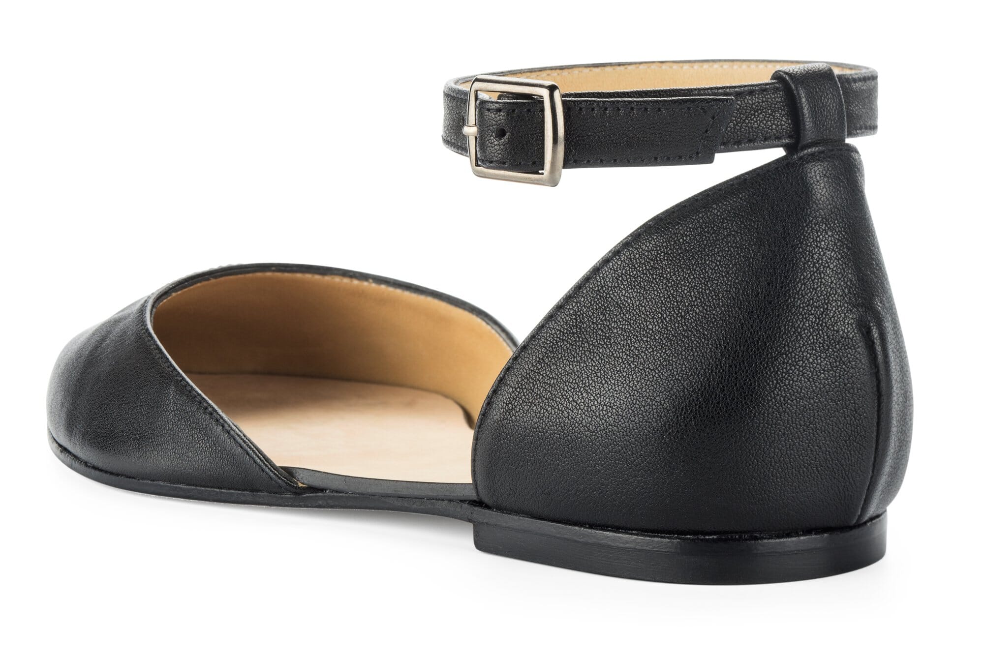 riemchenballerina schwarz leder