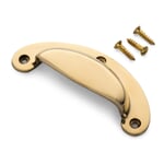 Shell handle brass Untreated