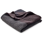 Waffle Piqué Towel Lyocell Linen Anthracite-Brown Hand Towel