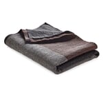 Towel Waffle Piqué Lyocell Linen Anthracite-Braun Face Towel