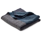 Waffle Piqué Towel Lyocell Linen Anthracite-Teal Hand Towel
