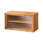 Cabinet Element 40 Door Clear Glass Cherrywood-Coloured