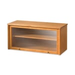 Cabinet Element 34 Door Clear Glass Cherrywood-Coloured