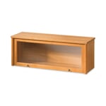 Cabinet Element 28 Door Clear Glass Cherrywood-Coloured