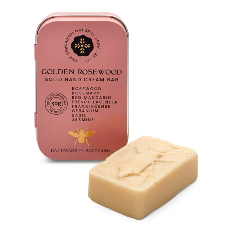 Crème pour les mains solide, Bois de rose doré