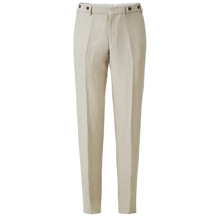 Pantalon en lin pour hommes, Naturel