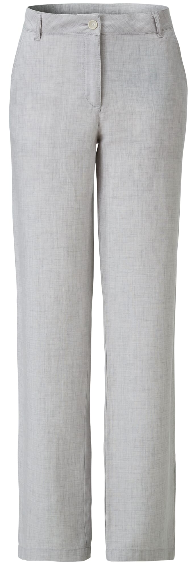 Buy ISU Grey Womens Grey SlipOn Pleated Trousers  Shoppers Stop