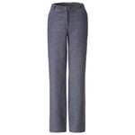 Pantalon en lin pour femmes Bleu