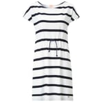 Armor Lux Piqué-Kleid Weiß-Marine