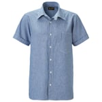 Men’s Roamer Shirt Half Sleeve by Pike Brothers Blue