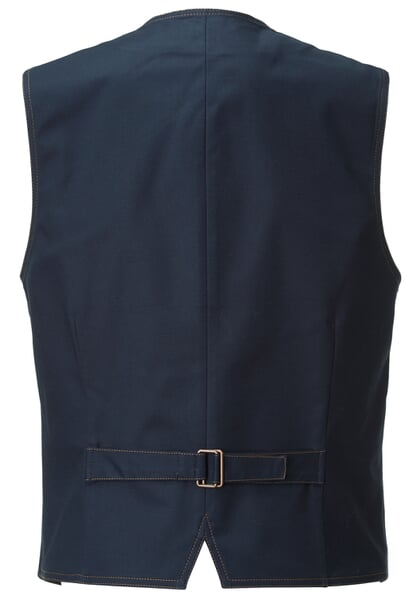 Gilet en denim pour homme Bleu
