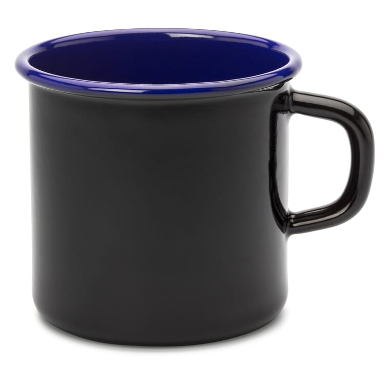Riess mug, Interior cobalt blue