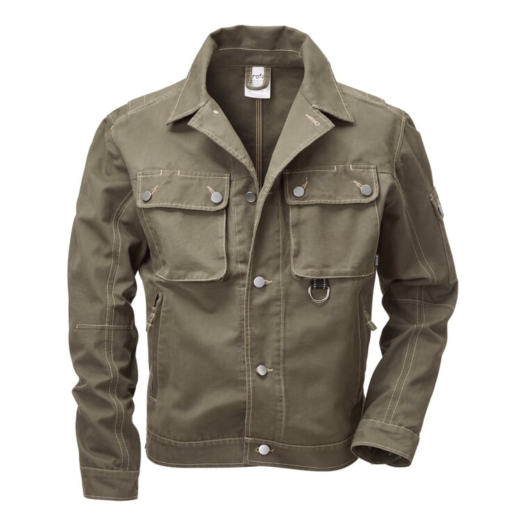Rofa HerrenArbeitsjacke Baumwollcanvas, Oliv Manufactum