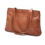 Leather Shopping Bag by Sonnenleder Natural
