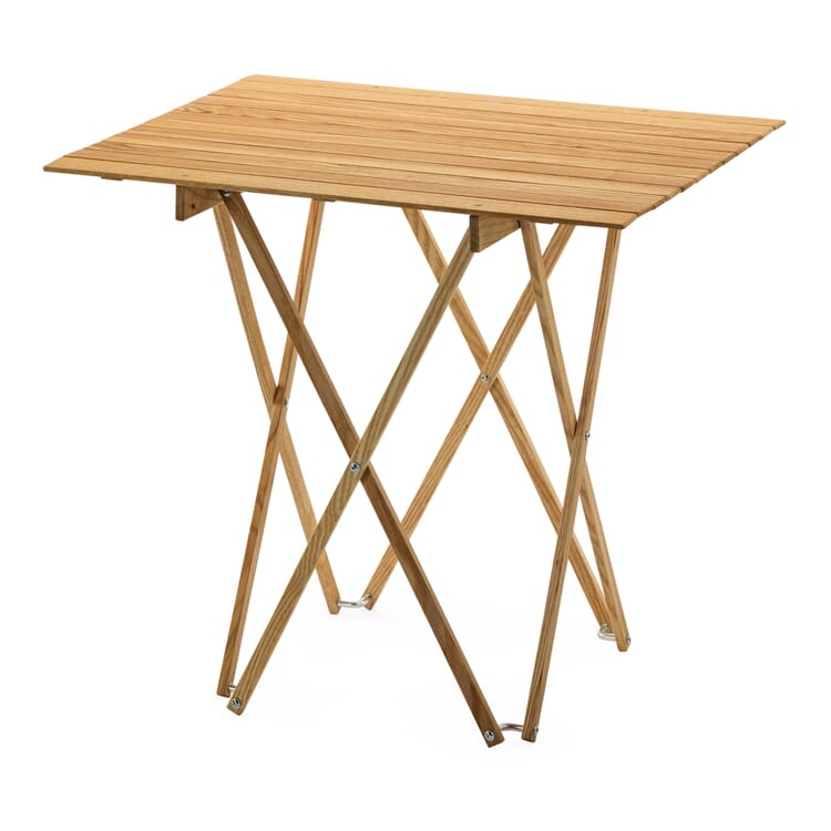 Table pliante en frêne
