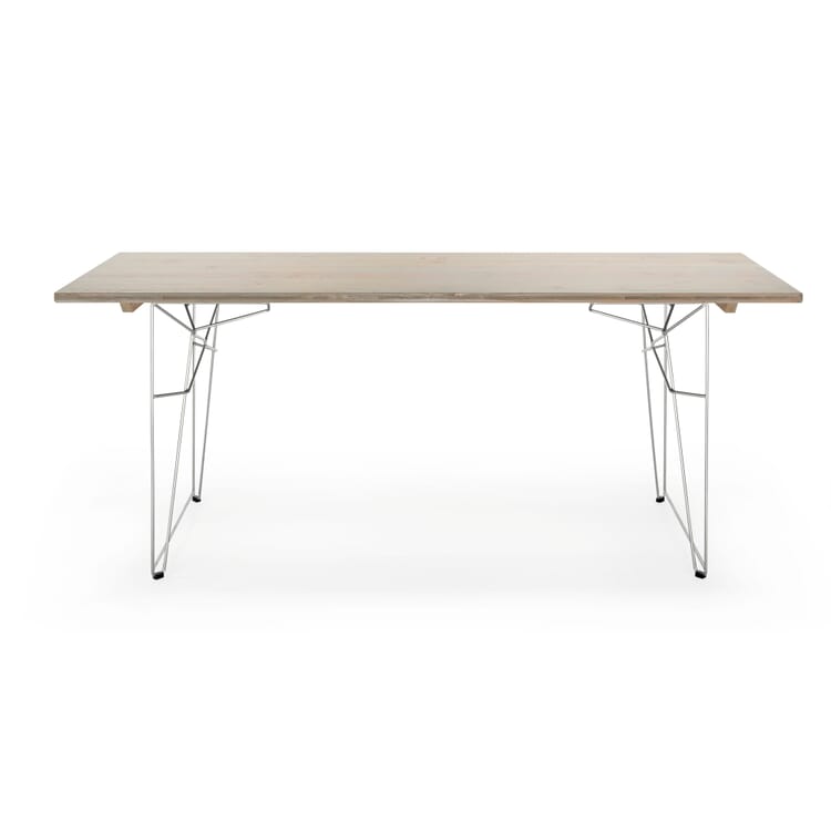 Table et chaise longue LTL Plateau, RAL 7038 Gris agate