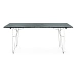 Table et chaise longue LTL Plateau RAL7026 Gris granit