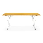 Table et chaise longue à plateau LTL RAL 1018 Jaune zinc