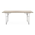 LTL table and lounger frame RAL 7021 Black grey