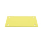 Shelf System BOUNCE Base Plate Single Width Sulfur Yellow RAL 1016