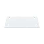 Shelf System BOUNCE Base Plate Single Width Pure White RAL 9010