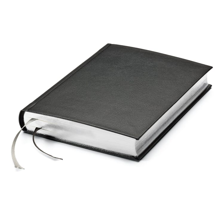 Notebook with India Paper, Silver Edging