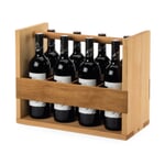 Bottle Carrier Made of Oak and Ash Wood