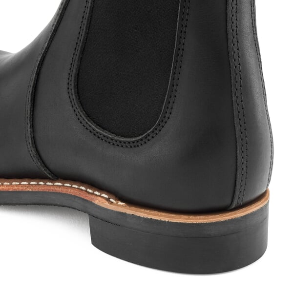 Chelsea Rancher Damen Schwarz (3455), Detailsicht