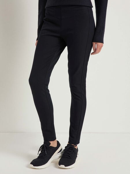 Damesbroek Slim Fit Zwart, toepassingsvoorbeeld