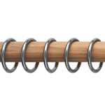 Gardinringe i messing