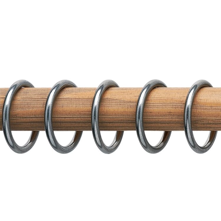 Nickel Plated Brass Curtain Rod Rings Manufactum