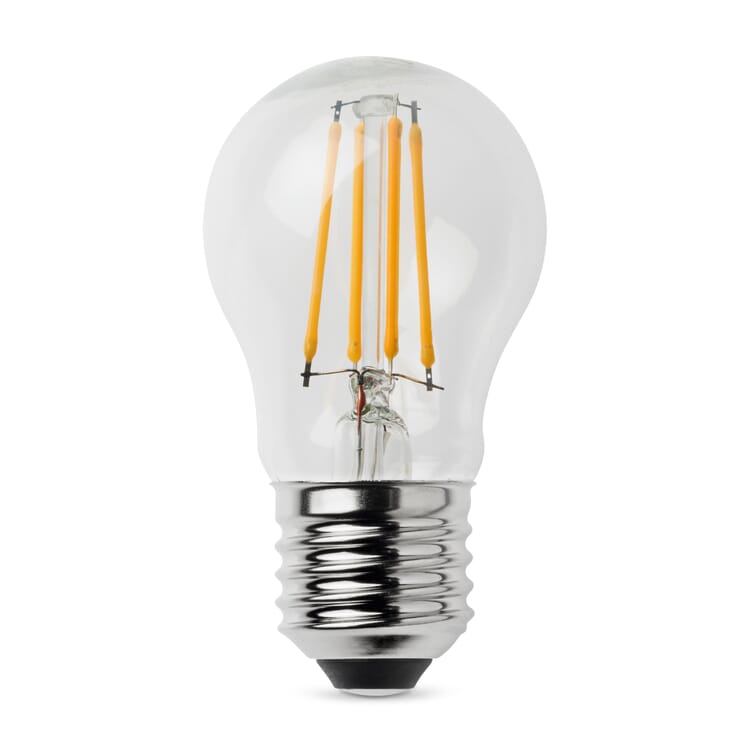 LED-kuglelampe med glødetråd E27