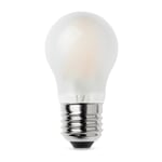 LED filament ball lamp E27, E 27 4,5 W, Clear