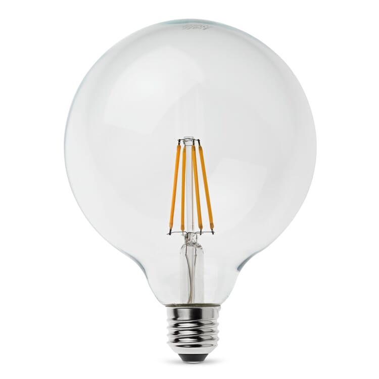 LED filament glass lamp 125 mm E27