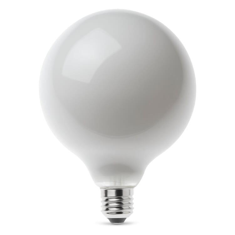 Lampada a filamento LED a globo 125 mm E27, 8 W