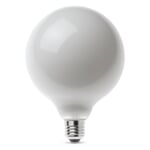 LED-globelampe med glødetråd 125 mm E27 8 W Opal