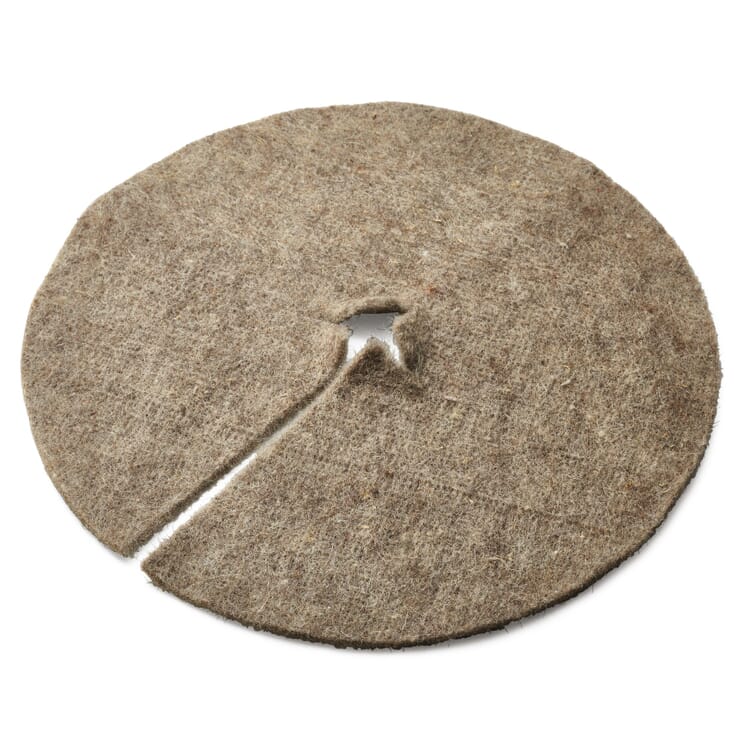 Disque de paillage en feutre de laine de mouton, Grand