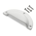 Cup Handle Made of Porcelain White