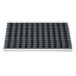 Slatted doormat rubber