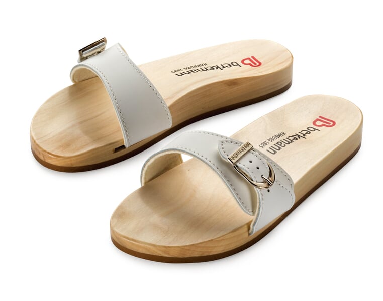 Wooden sandal White
